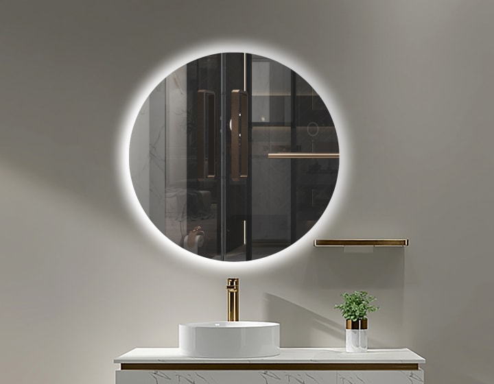 Espejo de baño con luz LED Oporto Ledimex principal 2