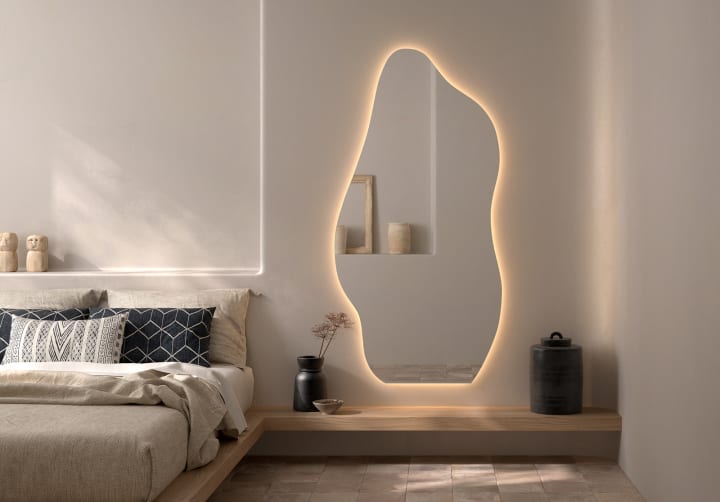 Espejo de baño con luz LED Nature Bruntec ambiente 7