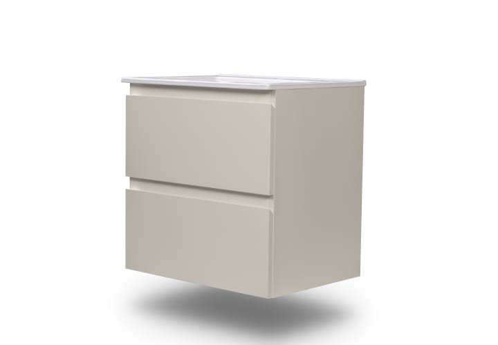 Conjunto de mueble de baño pequeño Nivo Bruntec 2 cajones suspendido principal 5