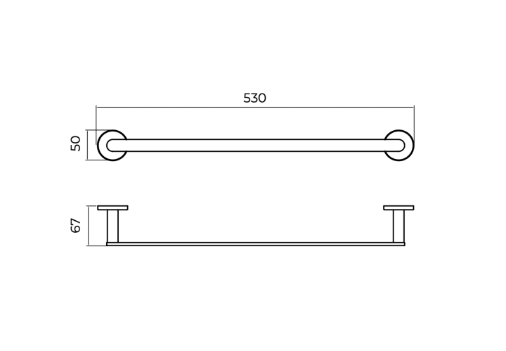 Conjunto de accesorios de baño Practic Medimex croquis 8
