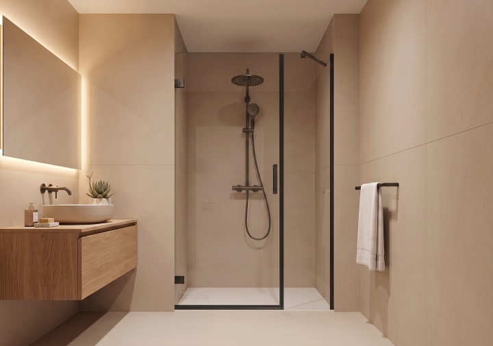 Mampara de ducha Capri 100A Bruntec principal 1