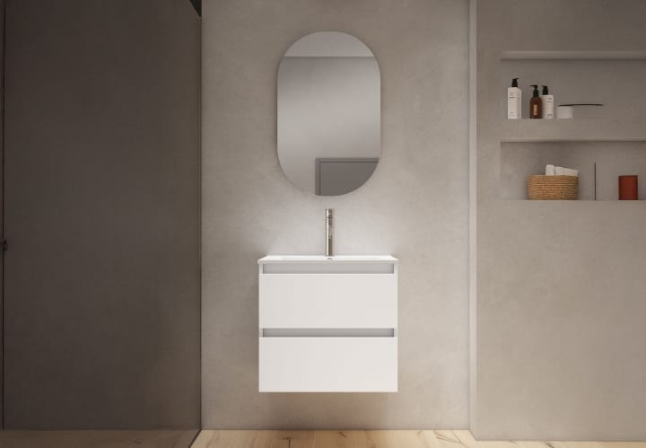 Conjunto mueble de baño fondo reducido 40 cm Nido Viso principal 1