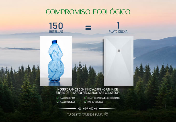 Platos de ducha de resina Design TOP Bruntec detalle 24