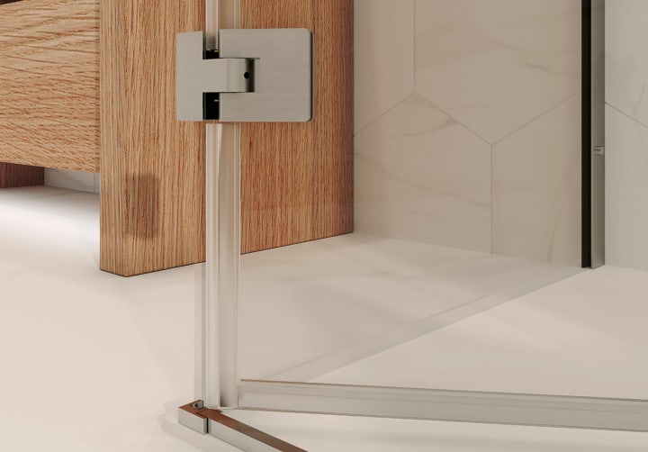 Mampara de ducha Angular Capri 400A Bruntec detalle 10