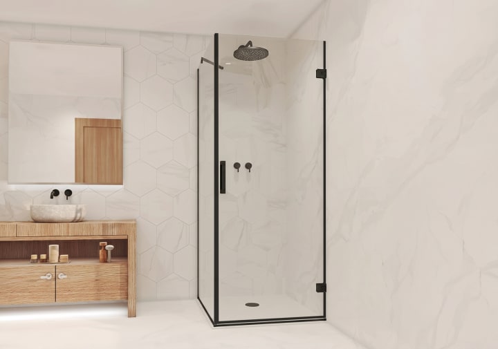 Mampara de ducha Angular Capri 400A Bruntec principal 1