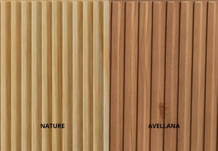 Mueble de Baño de madera maciza a medida con encimera de madera Alpes 1 Bruntec detalle 6