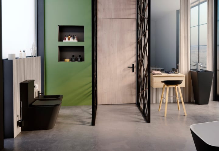 Inodoro compacto Florencia Fossil Natura ambiente 3