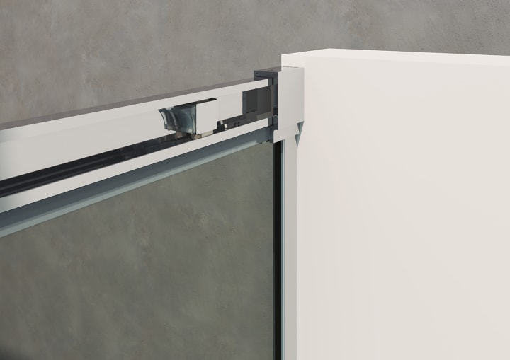 Mampara de ducha Meissa de Bruntec detalle 5
