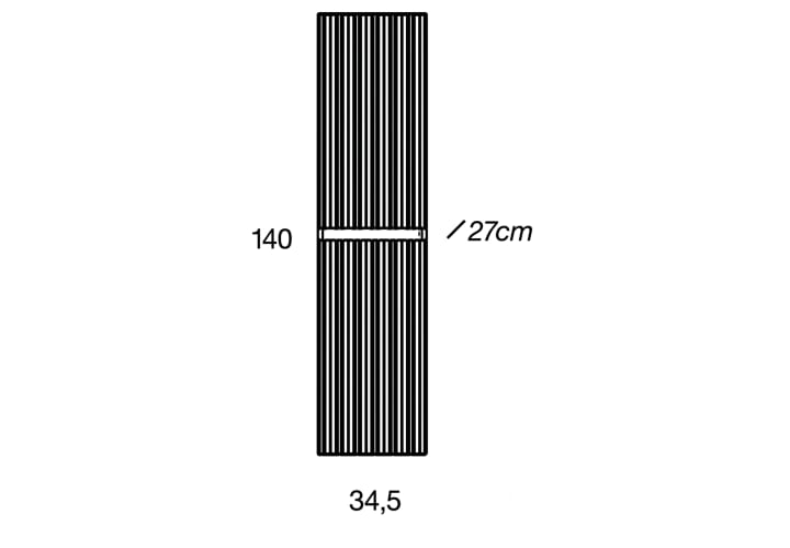 Columna de baño Bari Viso croquis 13