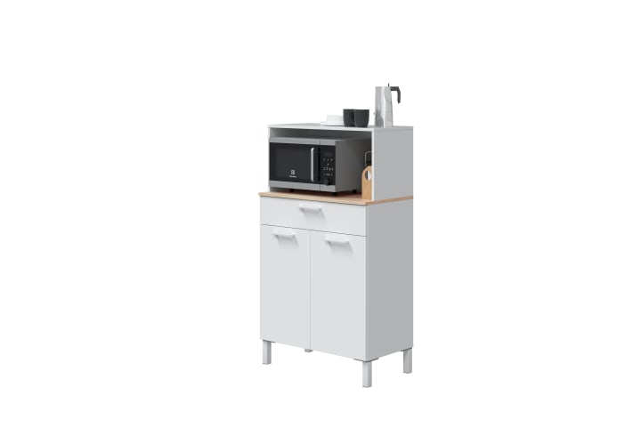 Auxiliar de cocina con encimera roble canadian Fast Bruntec detalle 2