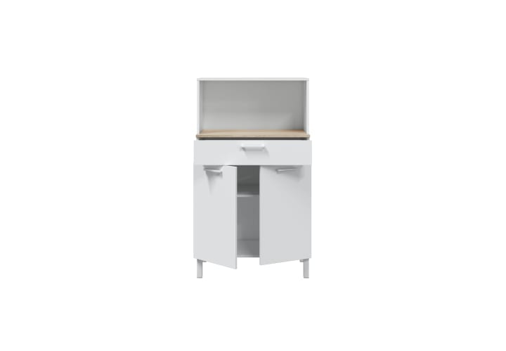 Auxiliar de cocina con encimera roble canadian Fast Bruntec detalle 1