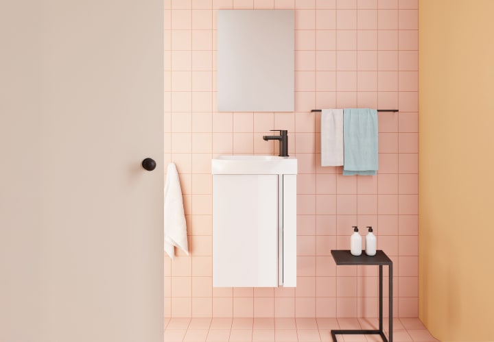 Conjunto completo mueble de baño fondo reducido 34 cm Elegance Royo principal 3