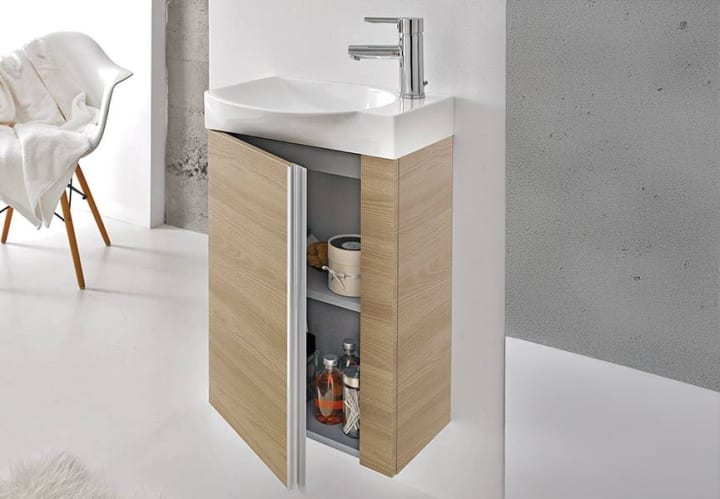 Conjunto completo mueble de baño fondo reducido 34 cm Elegance Royo detalle 6