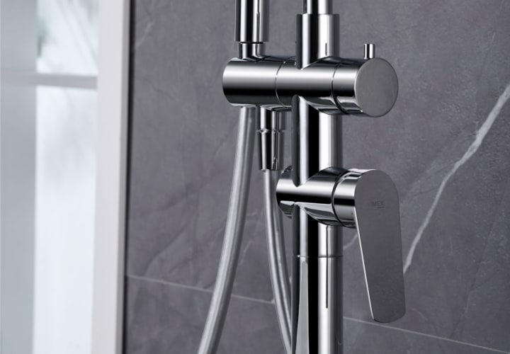 Grifo de bañera exenta Bélgica Imex detalle 2