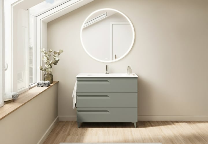 Conjunto mueble de baño fondo reducido 39 cm Vitale Royo principal 7