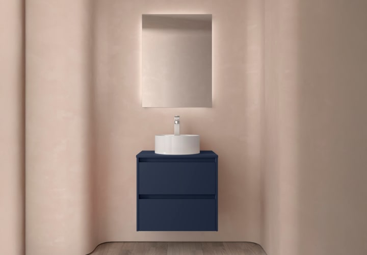 Mueble de baño con encimera de madera Noja Salgar ambiente 11