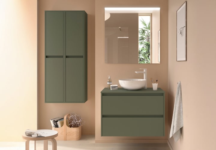 Mueble de baño con encimera de madera Noja Salgar principal 8