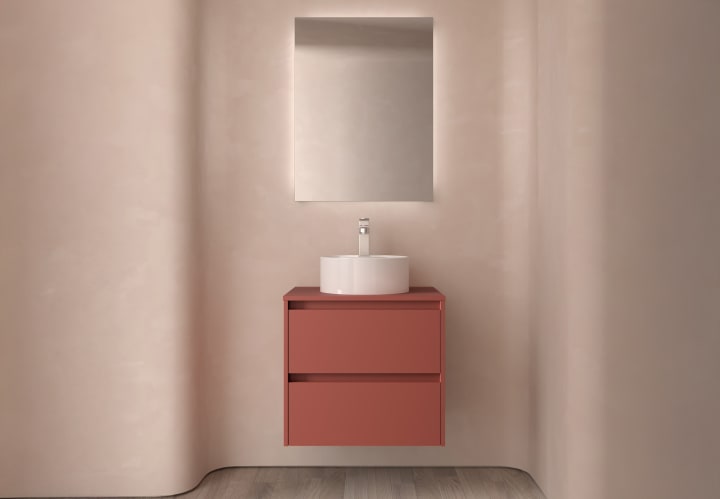 Mueble de baño con encimera de madera Noja Salgar ambiente 15