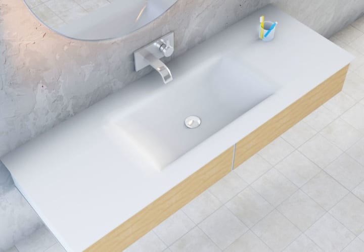 Lavabo encastrado Italia Bruntec ambiente 2