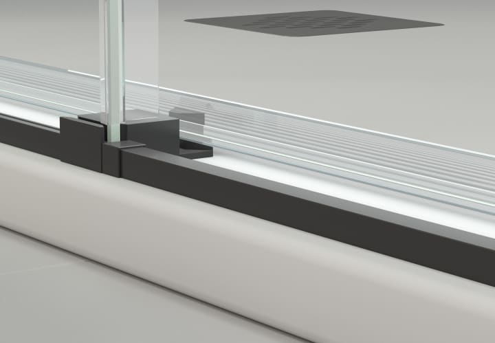 Mampara de ducha Copenhague Bruntec detalle 5