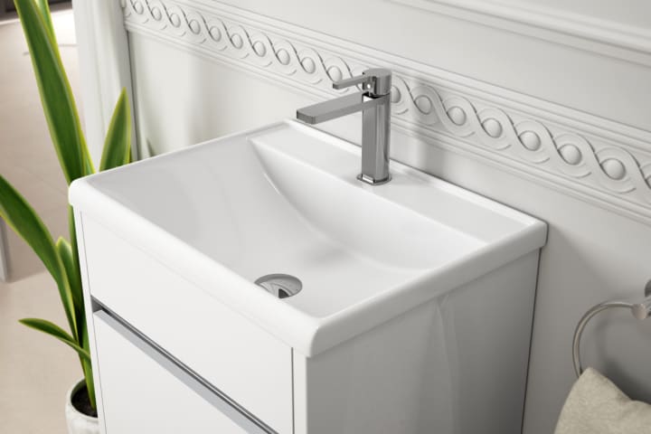 Conjunto mueble de baño fondo reducido 41cm Berna Coycama detalle 3