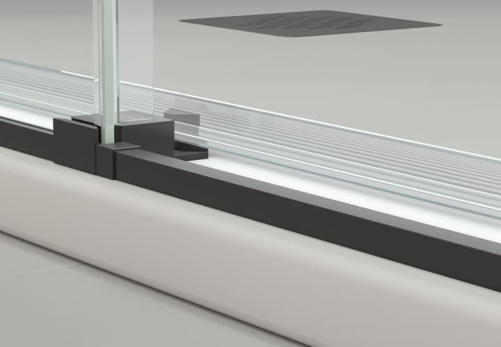 Mampara de ducha Copenhague Bruntec detalle 3