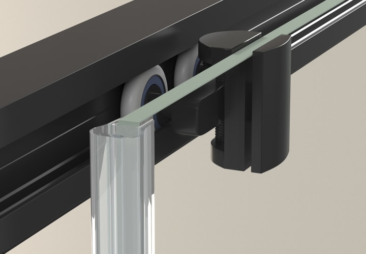 Mampara de ducha Copenhague Bruntec detalle 2