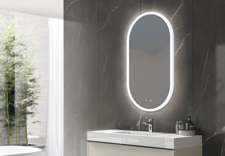 Espejo de baño con luz LED Canadá Ledimex detalle 3