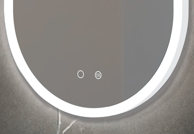 Espejo de baño con luz LED Canadá Ledimex detalle 2