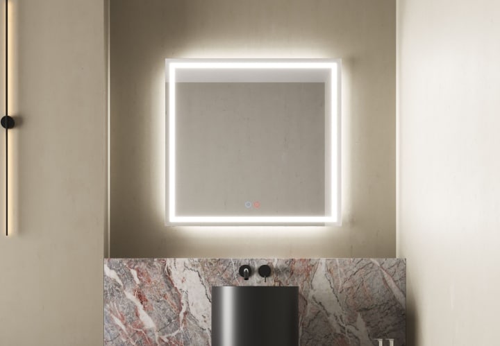 Espejo de baño con luz LED Holanda Ledimex principal 1