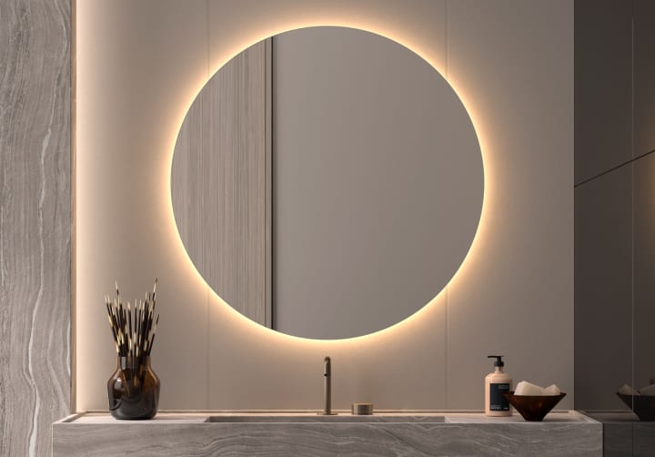 Espejo de baño con luz LED Sun ST Bruntec ambiente 10