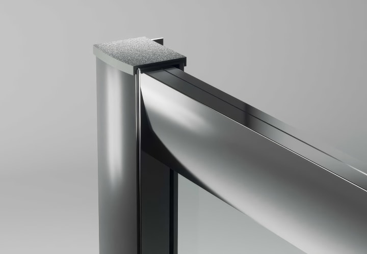 Mampara de bañera Mónaco Bruntec detalle 3