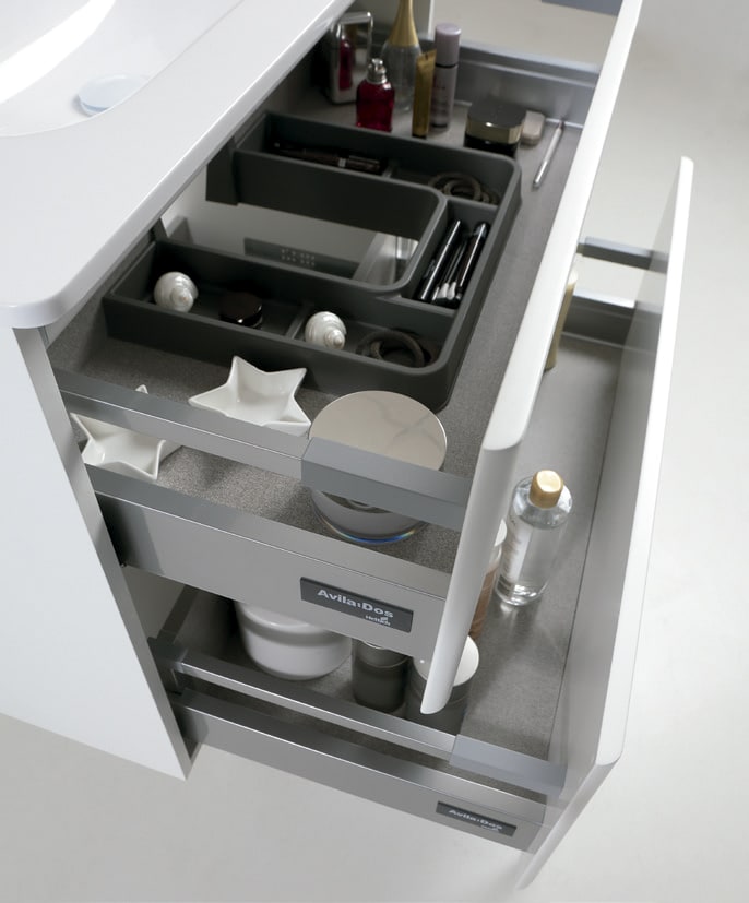 Conjunto mueble de baño de fondo reducido 39 cm Paris Ávila Dos detalle 3