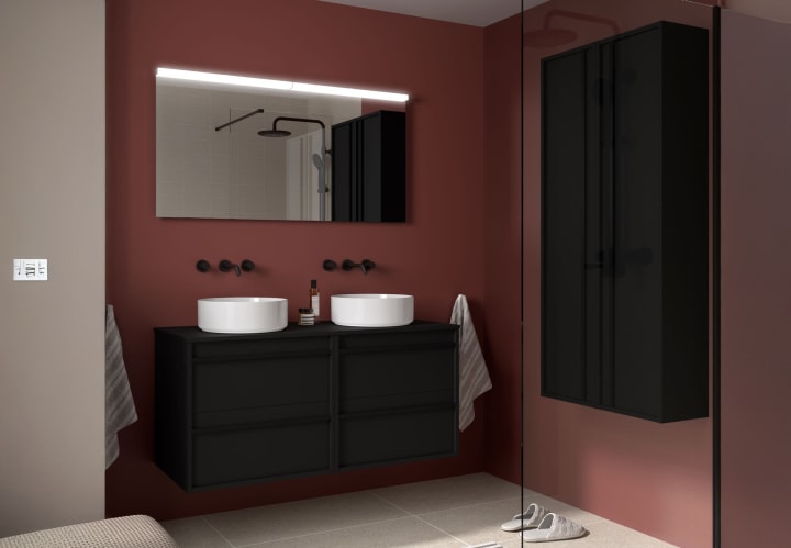 Mueble de baño con encimera de madera Attila Salgar principal 5