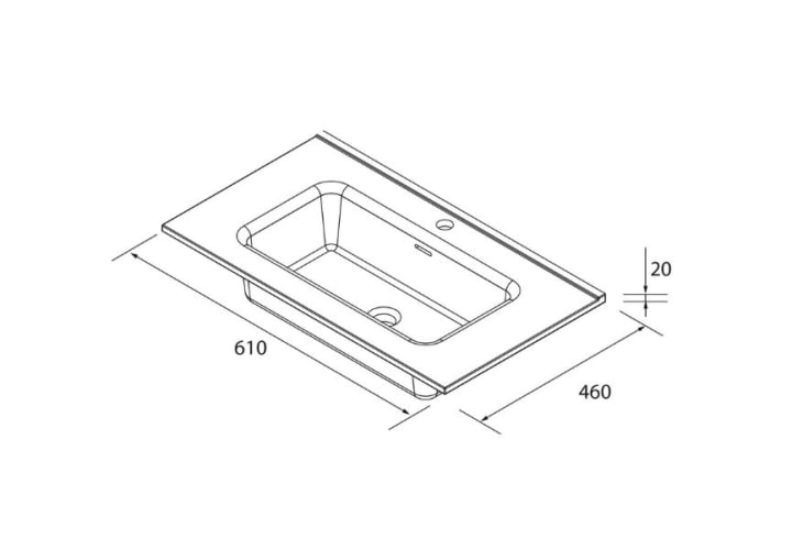 Conjunto mueble de baño Morai Salgar croquis 5