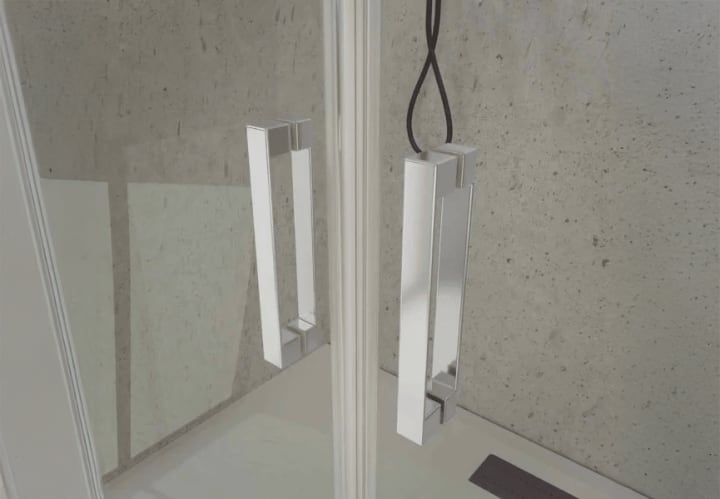 Mampara de ducha Bio Bruntec detalle 2