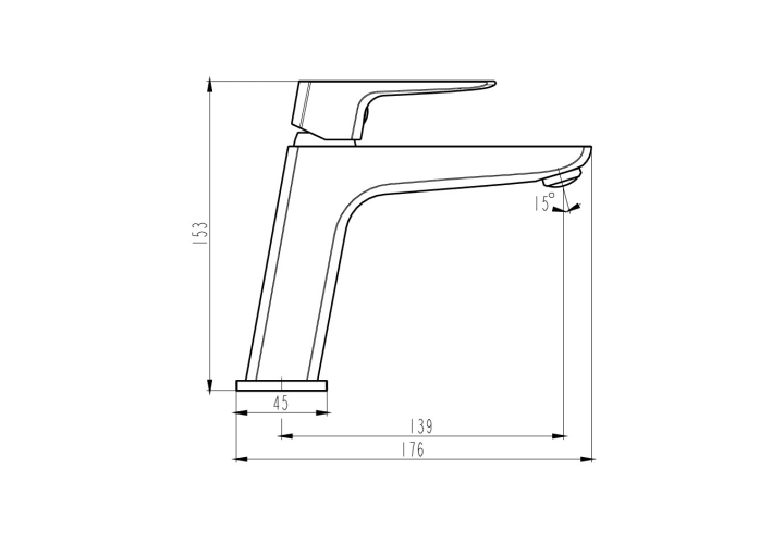 Grifo de lavabo Marriot GME croquis 10
