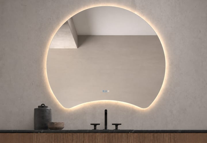 Espejo de baño con luz LED Flow Bruntec principal 1