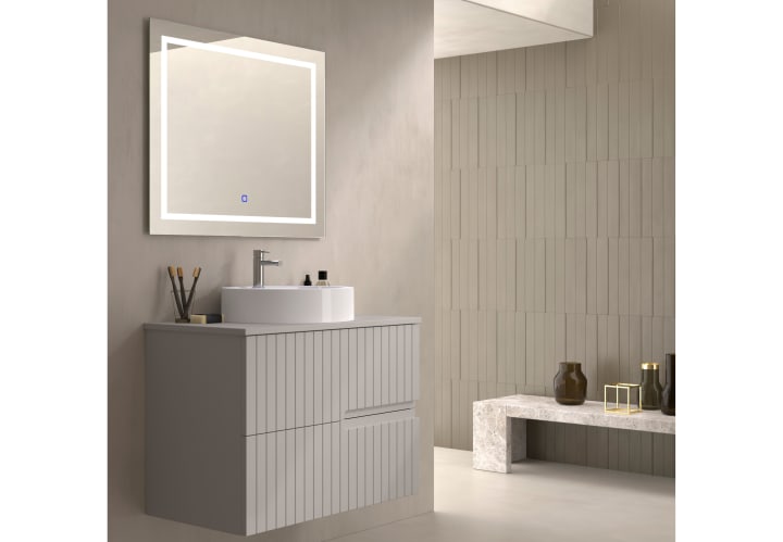 Mueble de baño con encimera piedra compactada mismo color del mueble Ebi Bruntec colores principal 3