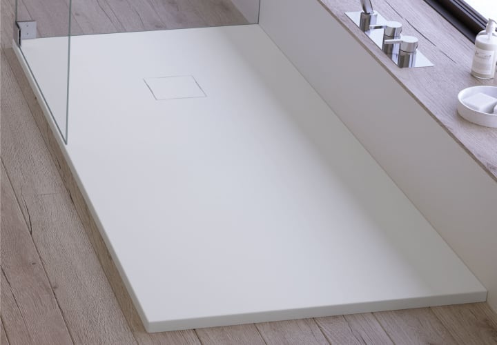 Plato de ducha de resina Liso Seda Doccia ambiente 4