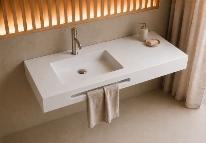 Lavabo suspendido Ideal Bruntec principal 1