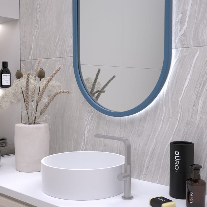 Espejo de baño con luz LED Córcega de Eurobath detalle 10