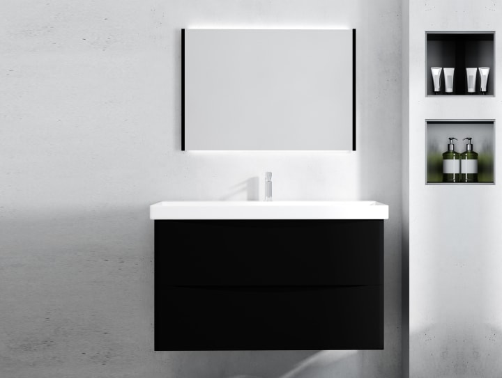 Espejo de baño con luz LED Sire Bruntec principal 1