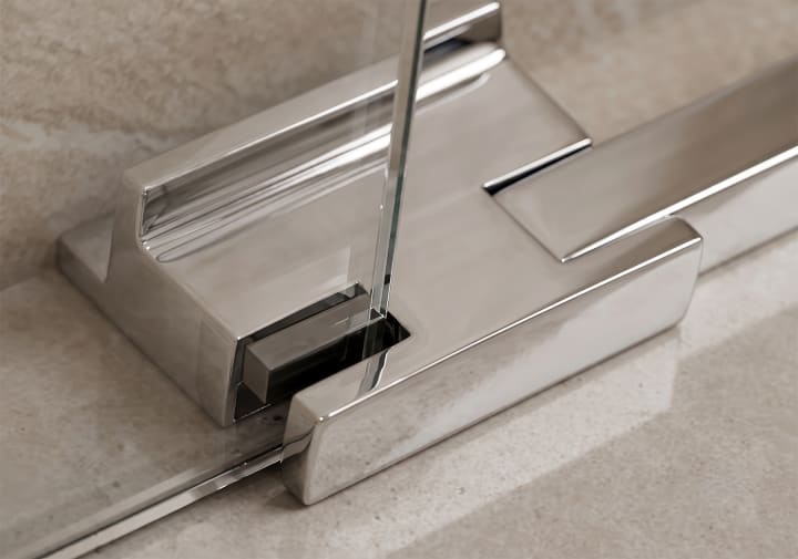 Mampara de bañera Tebe Bruntec detalle 1