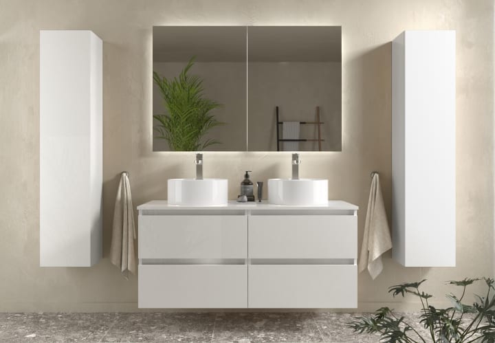 Mueble de baño para lavabo sobre encimera Bequia Salgar principal 2