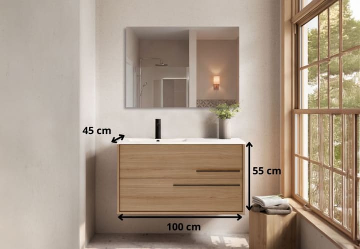 Mueble de baño Aqua Viso croquis 31