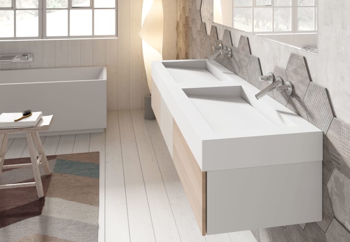 Lavabo suspendido Hydra Hidronatur ambiente 2