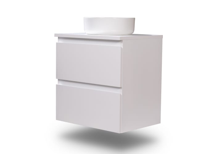 Mueble de baño pequeño Nivo Bruntec 2 cajones suspendido principal 2