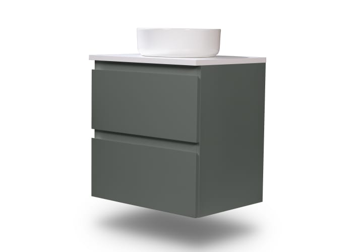 Mueble de baño pequeño Nivo Bruntec 2 cajones suspendido principal 5