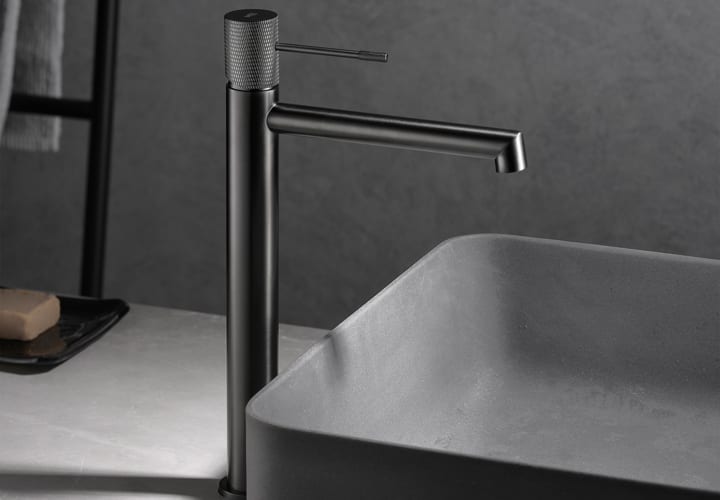 Pack Grifo de lavabo caño alto Line Imex + Válvula click-clack ambiente 10